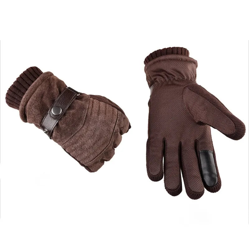 FrostGuard Men's Winter Touchscreen Driving Gloves