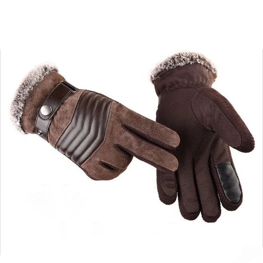 FrostGuard Men's Winter Touchscreen Driving Gloves