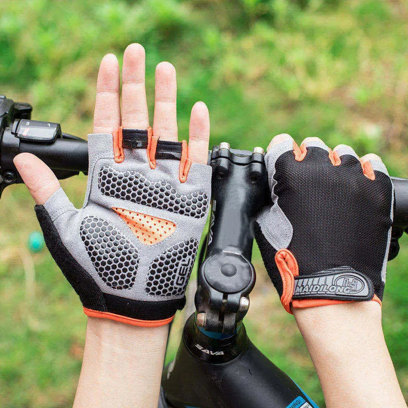 Cycling Gloves with Gel Padding – Velocity Grip Series